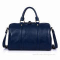 Blue Large Tote Bag in Fashionable Design, Trendy for Women